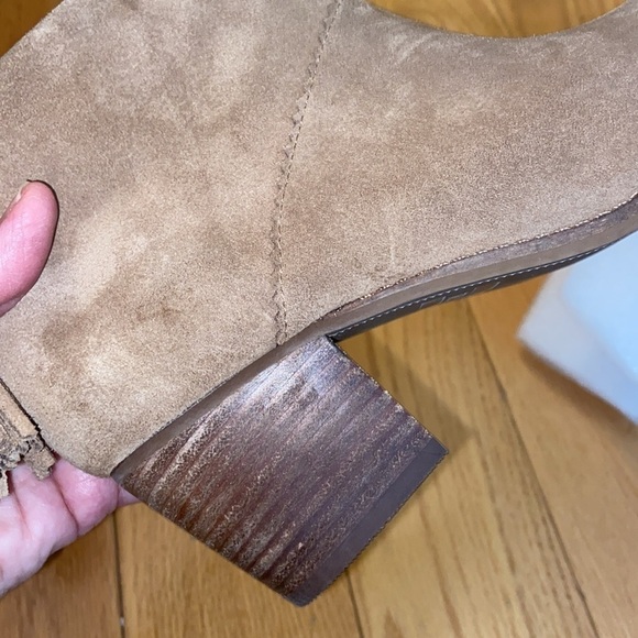 NEW without box TOMS Leila Bootie in Toffee Suede size 6- marked as sample - Picture 9 of 11
